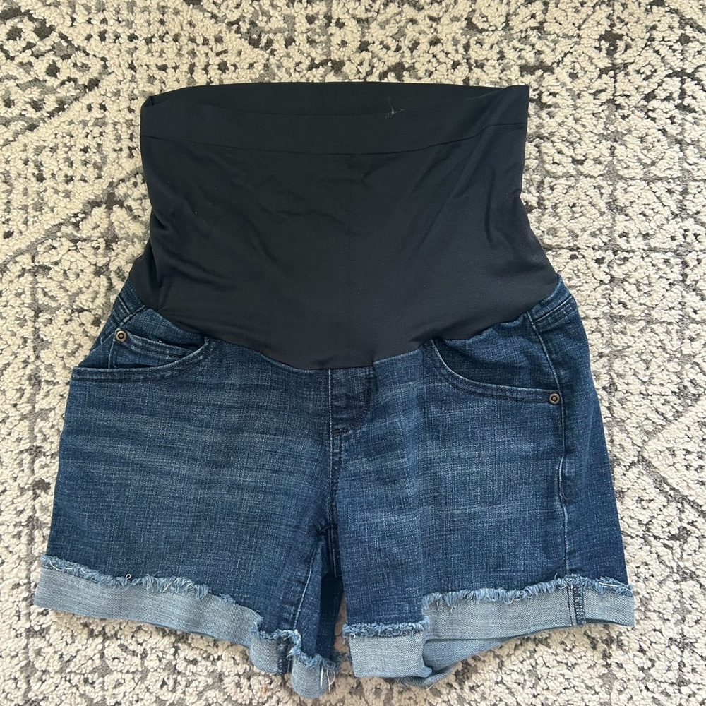 Women's Denim Maternity Shorts